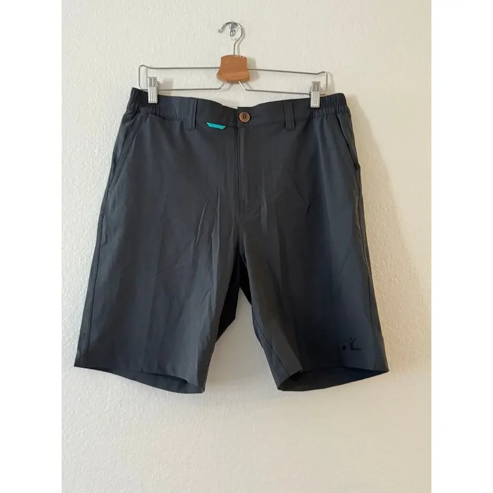 Hobie By Hurley Men's Mariner Hybrid Shorts 32 Gray‎ Beach Outdoor Pocket